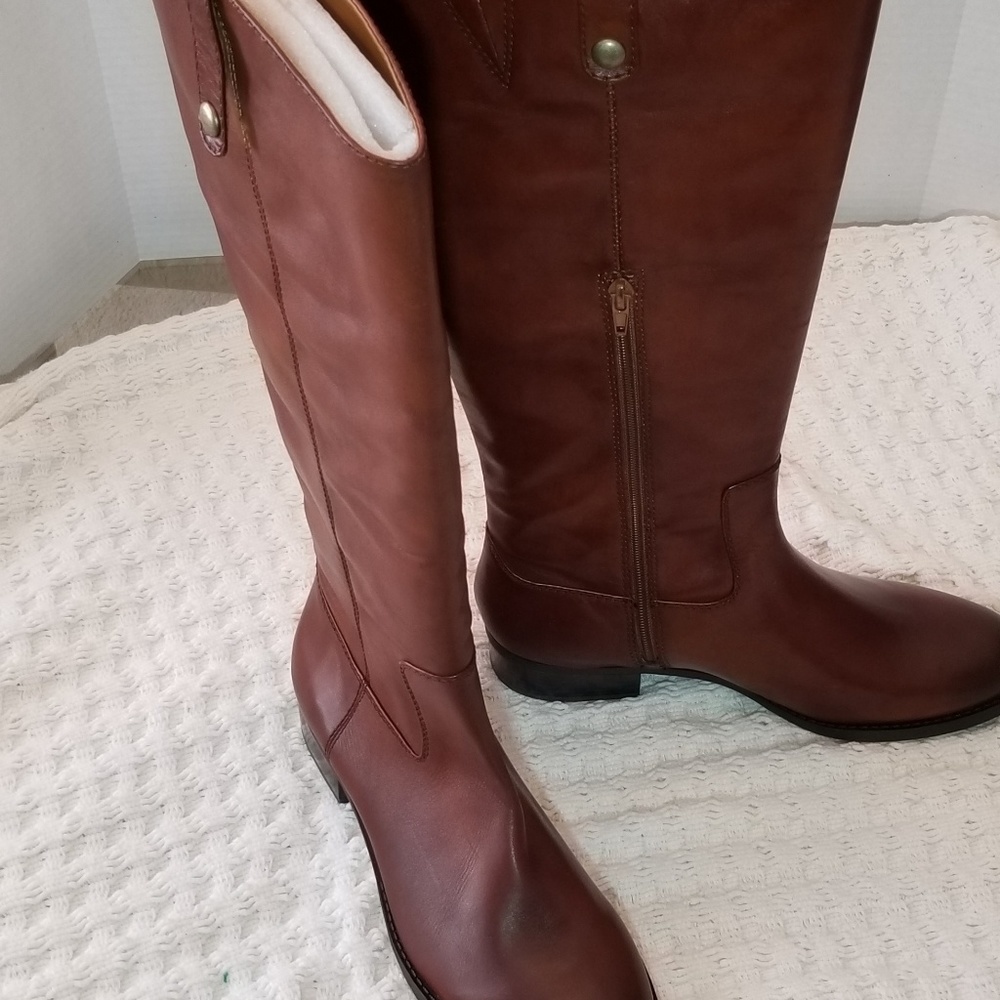 INC Leather Tall Riding Boots